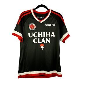 Boxlunch Exclusive Naruto Itachi Uchiha Clan Soccer Jersey Shirt Size medium